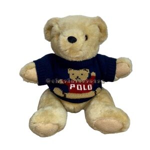 90s vtg Ralph Lauren Polo Bear • Polo Sweater